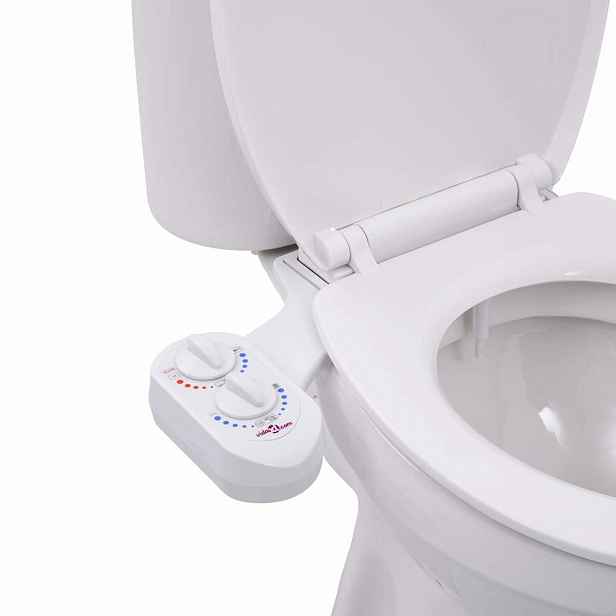 vidaXL Přídavný bidet na WC sedátko teplá/studená voda jedna tryska