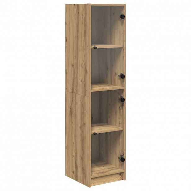 vidaXL Vysoký bufet Artisanový dub 35 x 37 x 142 cm Kompozitní dřevo