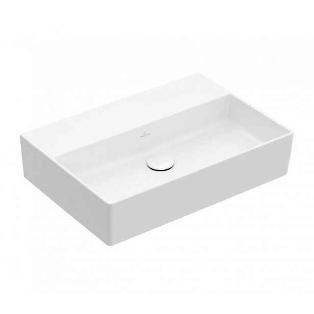 Villeroy & Boch Memento 2.0 - Umyvadlo 50x42 cm, bez přepadu, bez otvoru pro baterii, alpská bílá 4A225301