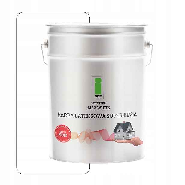 Bílá Barva Na Stěny Latexová Sněhová Prodyšná 5L Hypoalergenní
