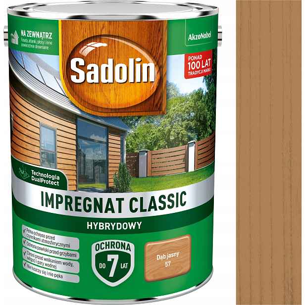 Sadolin Klasická Impregnace 4,5 L, Dub Světlý