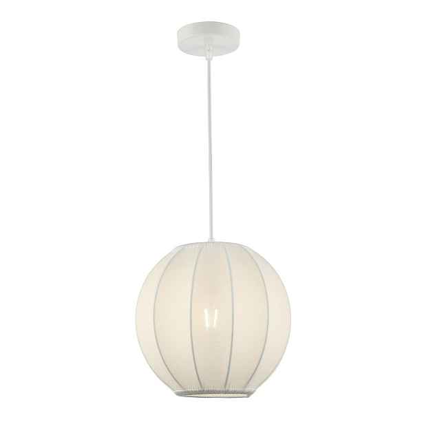 Skandinávská závěsná lampa Dana 25 cm E27 15 W bílá Milagro