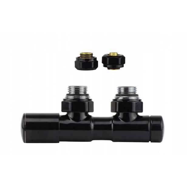 Ventil reg 50 mm Twins černý blá levý Pex