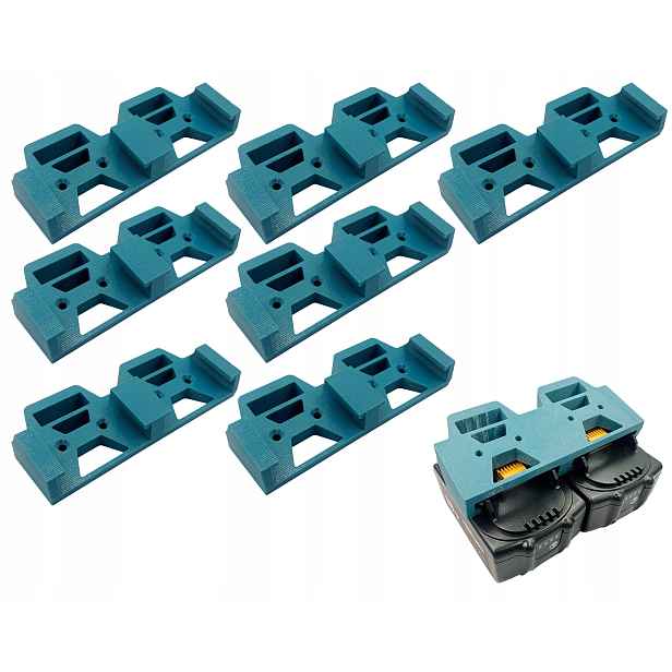 Dvojitý držák na 2 baterie je vhodný pro Makita Lxt 18V mini 7ks