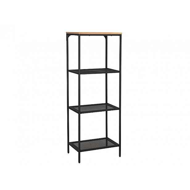 Kovový regál LEX B 50x36x136 cm černý