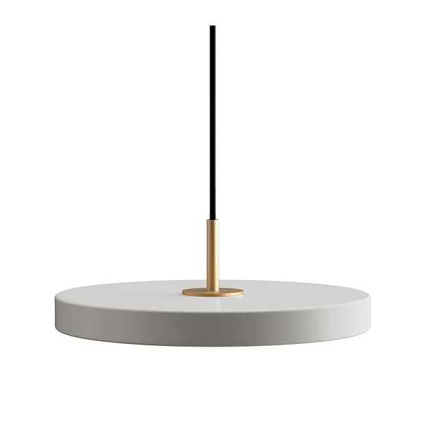 Světle šedé LED závěsné svítidlo s kovovým stínidlem ø 31 cm Asteria Mini – UMAGE