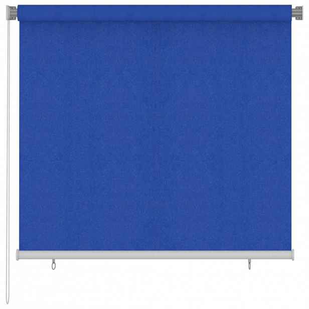 vidaXL Venkovní roleta 165 (Š) x 140 (V) cm modrá HDPE