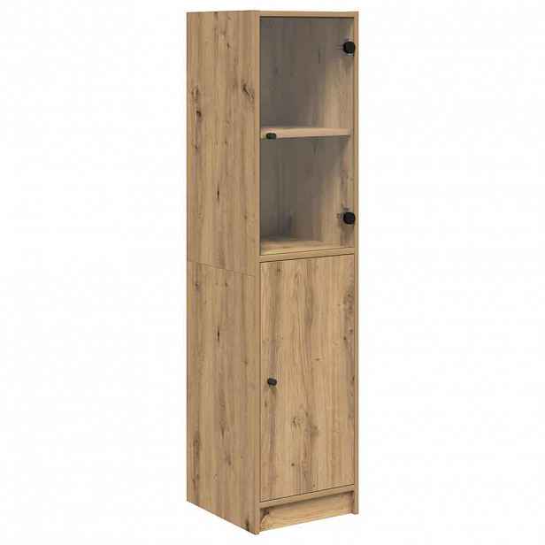 vidaXL Vysoký bufet Artisanový dub 35 x 37 x 142 cm Kompozitní dřevo