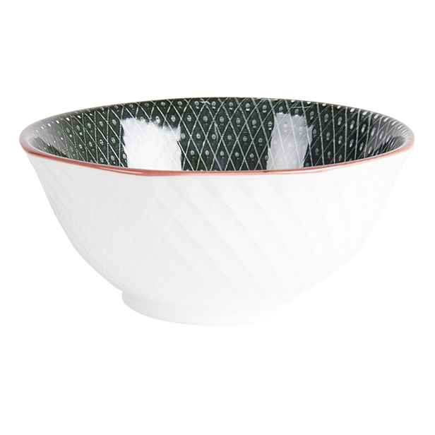 Černá miska Blackin - Ø 13*6 cm Clayre & Eef