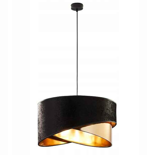 Závěsná lampa Tercino Černá Zlatá 3xE27 50 cm moderní do obývacího pokoje