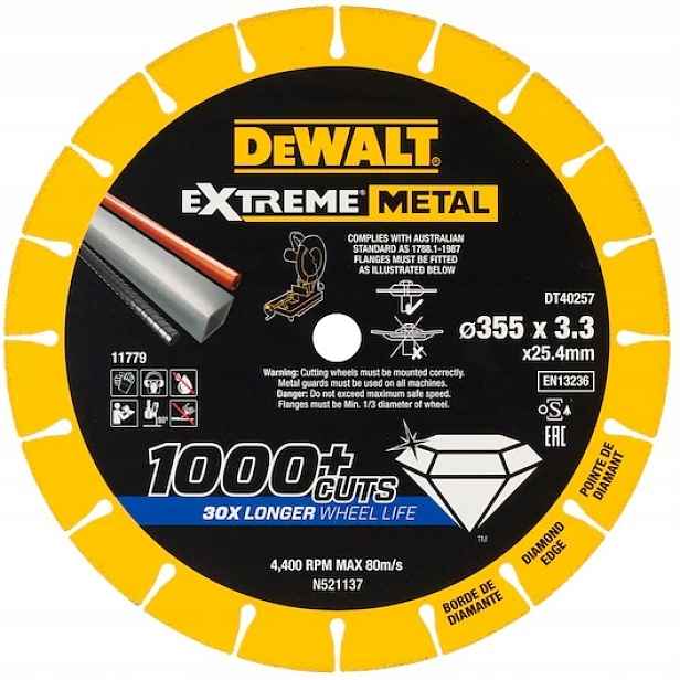 Diamantový Kotouč Extreme Metal 355*25,4*3,3 MM