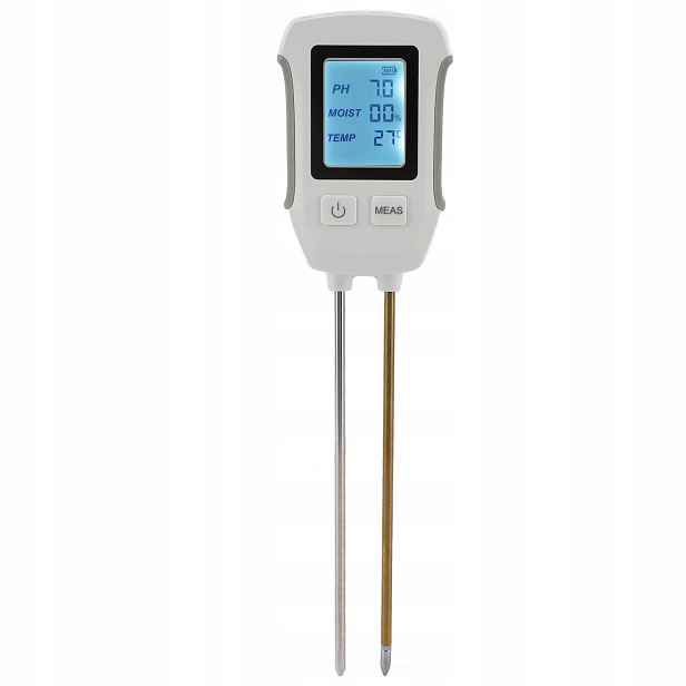 Půdní kyseloměr 3v1 Tester Ph Měřič Země