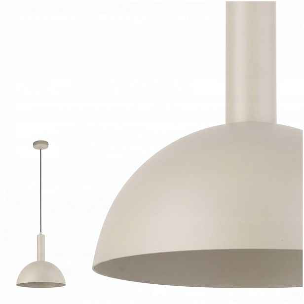 Šedá závěsná lampa Vitrum, nastavitelná nad jídelní stůl Sigma Lighting
