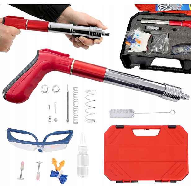 7.3 mm Pneumatická Pistole Ruční Hřebíky Set Hřebíkovačka stěn+cihly
