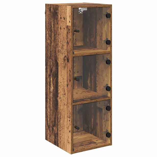 vidaXL Nástěnná skříňka 35 x 37 x 102 cm Kompozitní dřevo Staré dřevo