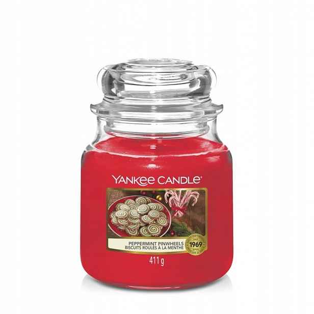 Yankee Candle Peppermint PinWheels Sklenička Střední 41