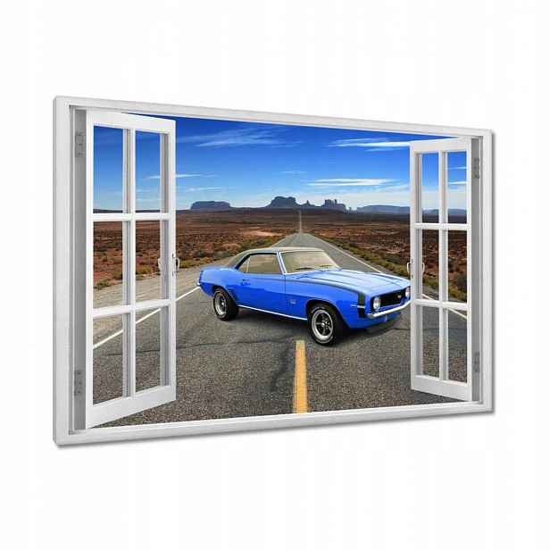 Obrazy 90x60 Modrý Chevrolet Ss