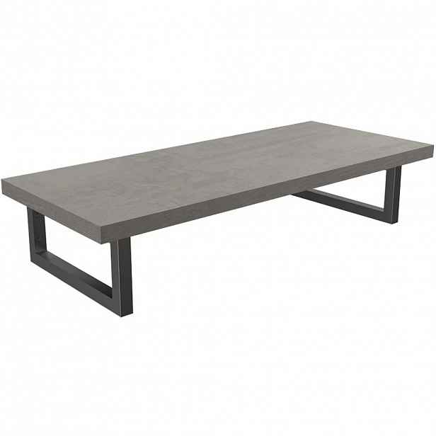 Deska pod umyvadlo Navira Pro + 2 konzole pod desku - betonově šedá - 60x3,6x46 cm - 606006