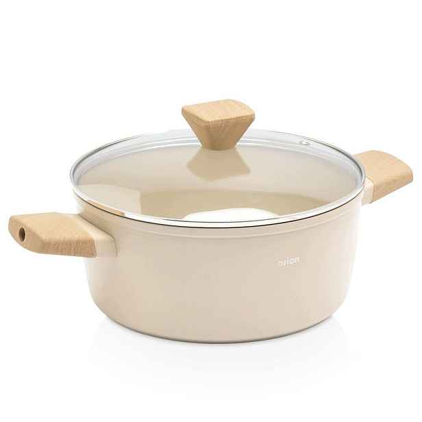 Hrnec s poklicí na vaření dušení Orion Ecrina 24 cm 4,4 l
