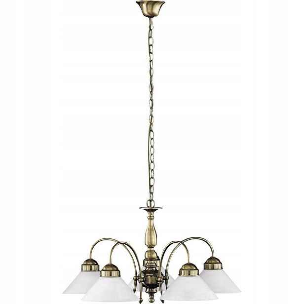 Klasická pětibodová závěsná lampa do obývacího pokoje Marian 2705