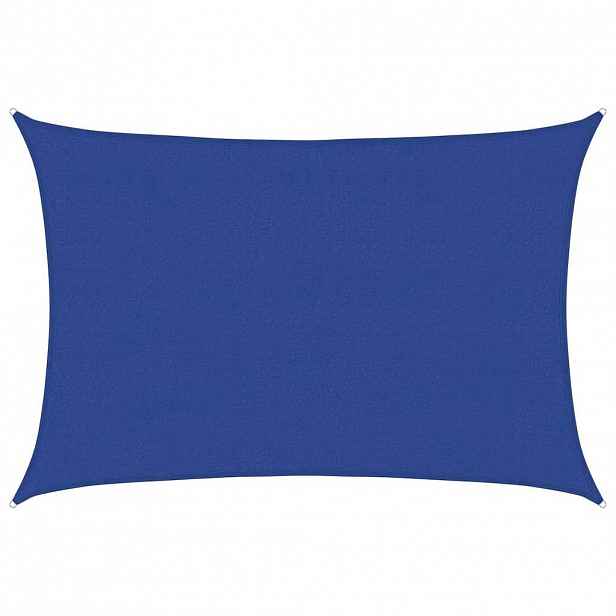 vidaXL Plachta proti slunci 160 g/m² obdélník modrá 4 x 5 m HDPE