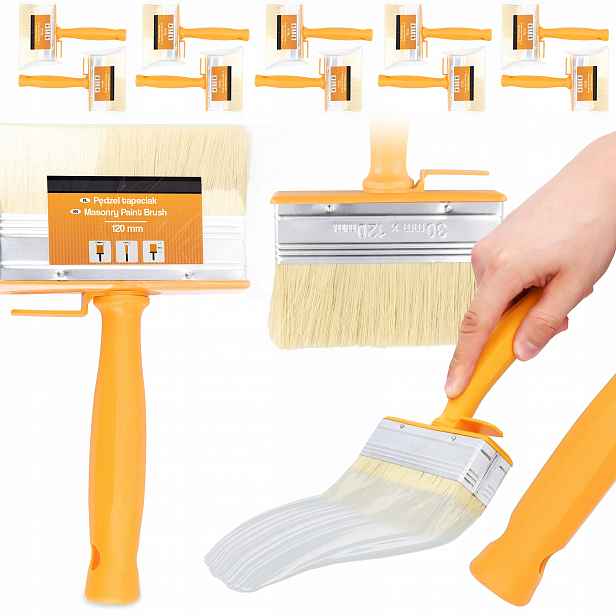 10x Malířský štětec Lavička 120 mm Tapet Tapeciak Tapetování Malování Z1