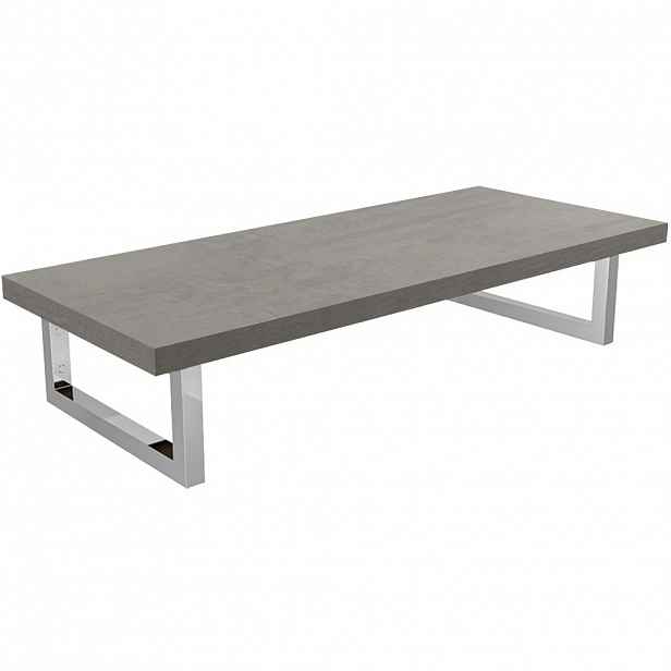Deska pod umyvadlo Navira Pro + 2 konzole pod desku - betonově šedá - 60x3,6x46 cm - 606054
