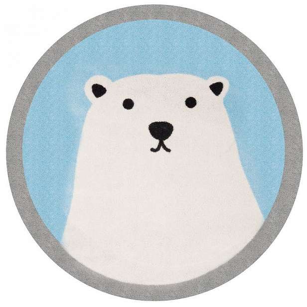 Dětský koberec Zala Living Lední Polar Bear, ⌀ 100 cm