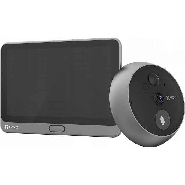 Kukátko na dveře Ezviz CP4 2MP Wi-Fi stříbrný