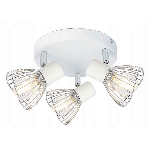 Stropní Svítidlo bílý chromový 3XE14 Fly Candellux