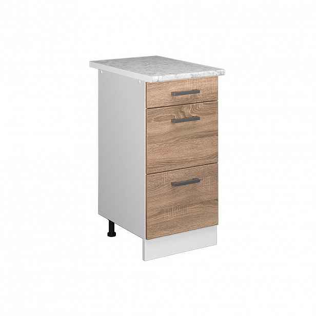 Vicco UNIVERZÁLNÍ ZÁKLADNÍ JEDNOTKA R-Line Sonoma 40 cm se zásuvkami