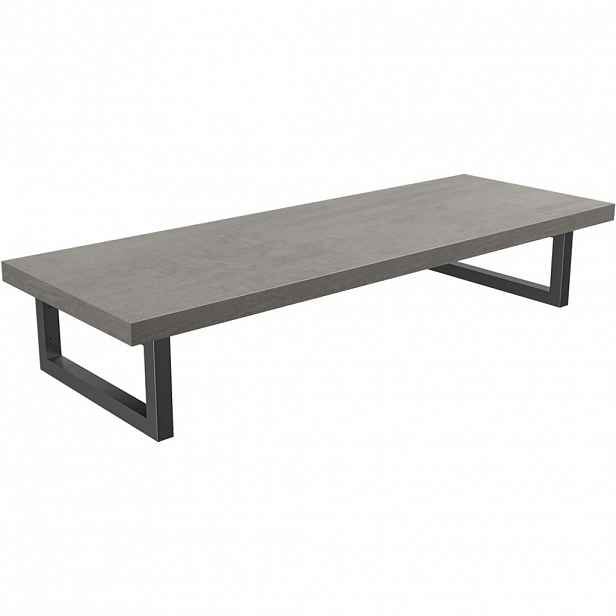 Deska pod umyvadlo Navira Pro + 2 konzole pod desku - betonově šedá - 80x3,6x46 cm - 606009