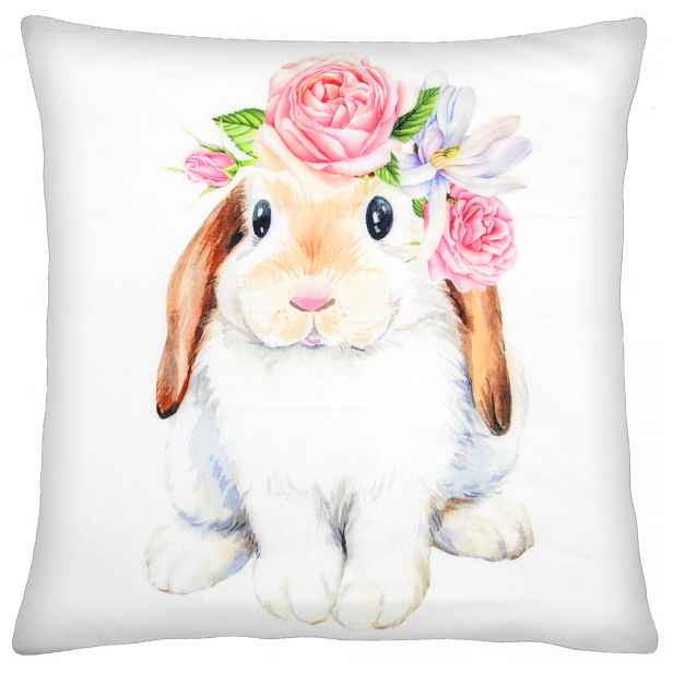 Velikonoční povlak na polštář WHITE RABBIT 40x40 cm