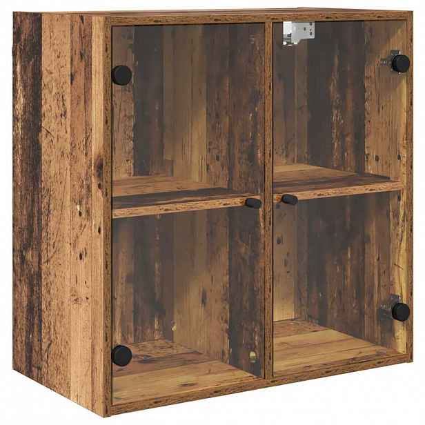 vidaXL Nástěnná skříňka 68 x 37 x 68,5 cm Kompozitní dřevo Staré dřevo