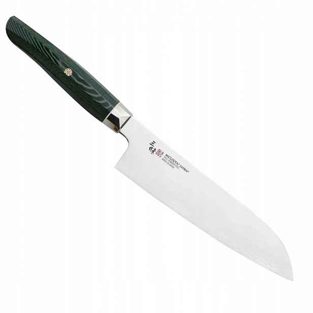 Mcusta Zanmai Green Revolution SPG2 Japonský Nůž Santoku na Zeleniny 18 cm