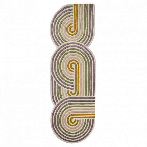 Flair Rugs BĚHOUN, 80/300 cm, zelená