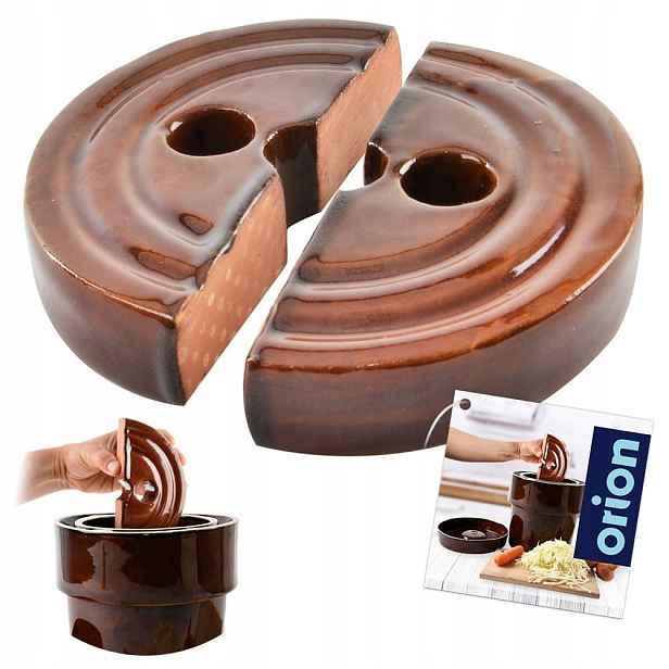 Keramický k nakládání na kynutí zelí 17 cm