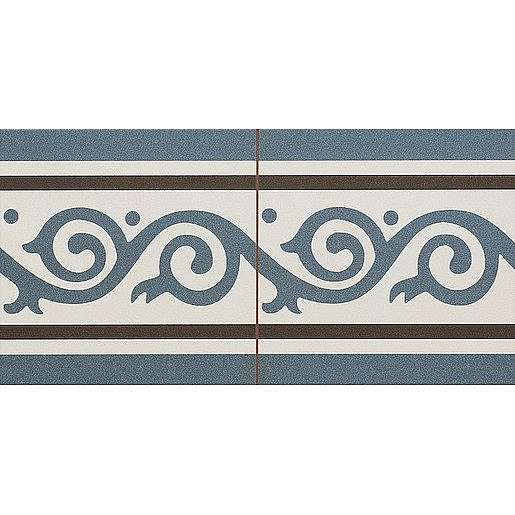 Lem Peronda FS Patchworks Berkeley slate blue 22,5x45 cm mat CFBERKELEYSBL