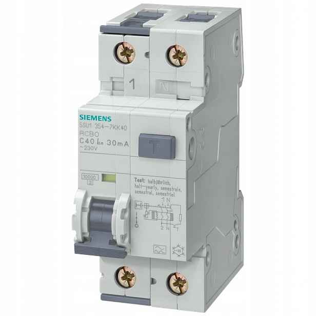 Proudový spínač 10 kA, typ A, 30 mA, In: 40 A, Un Ac: 230 V