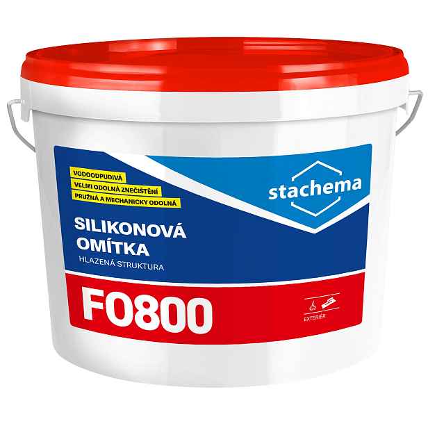 Omítka silikonová Stachema FO800 hlazená 1,5 mm 25 kg