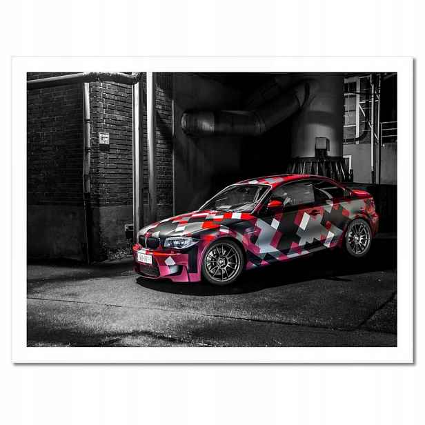 Plakáty v rámu 40x30 Červené Bmw
