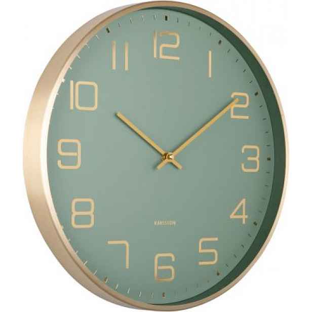 Designové nástěnné hodiny 5973GR Karlsson 40cm