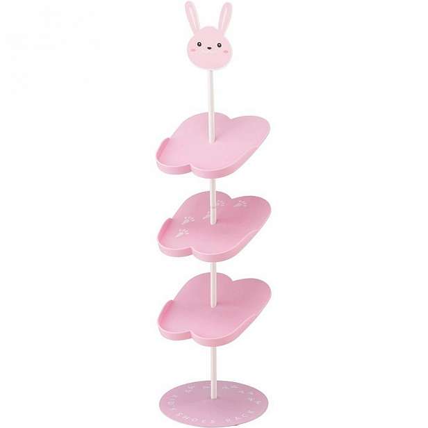 Dětský růžový stojan na boty YAMAZAKI Kid´s Shoe Rack