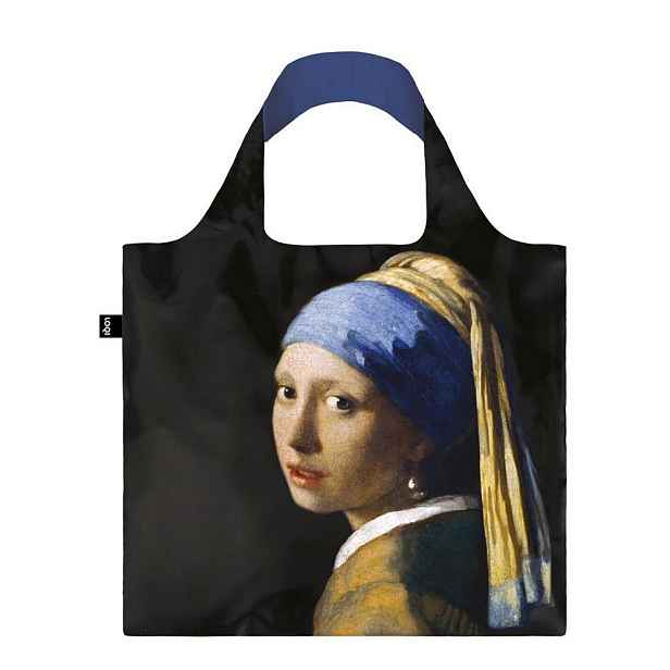 Skládací nákupní taška LOQI VERMEER Girl with a Pearl Earring