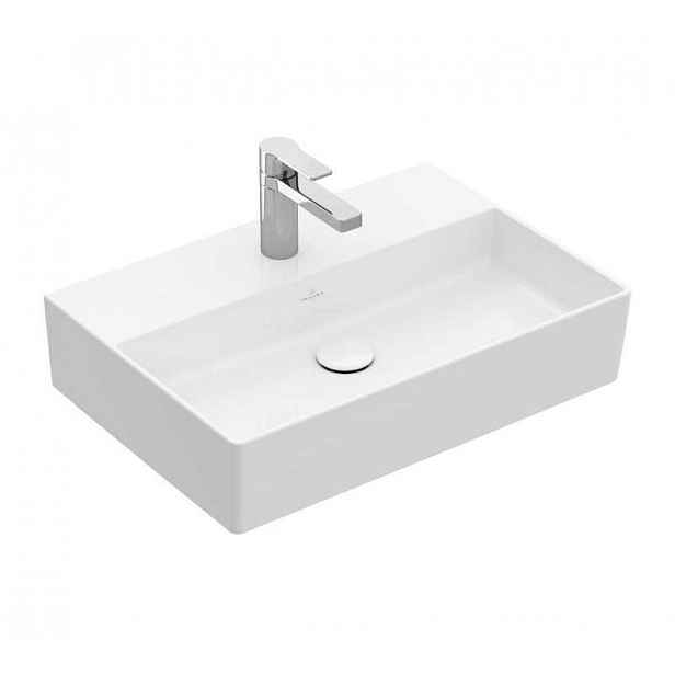 Villeroy & Boch Memento 2.0 - Umyvadlo 60x42 cm, bez přepadu, otvor pro baterii, alpská bílá 4A226101