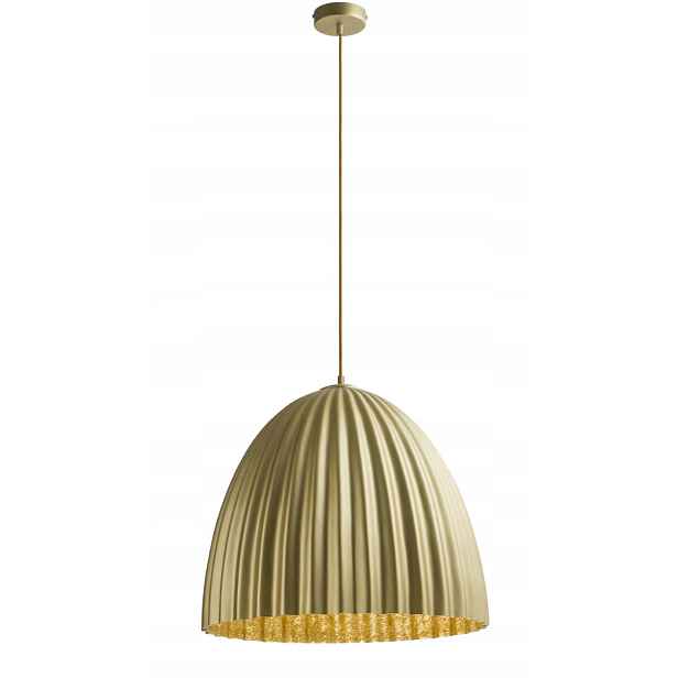 Závěsná lampa Telma Ø50 cm Zlatá mosazná Sigma Lighting