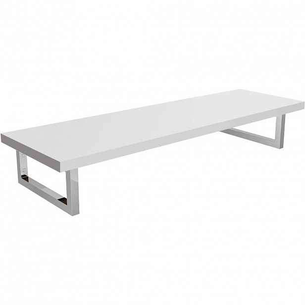 Deska pod umyvadlo Navira Pro + 2 konzole pod desku - bílá matná - 100x3,6x46 cm - 606060