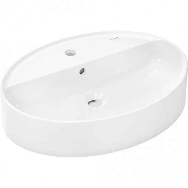 Hansgrohe Xuniva D umyvadlo na desku 60x45 cm otvor pro baterii uprostřed 61078450