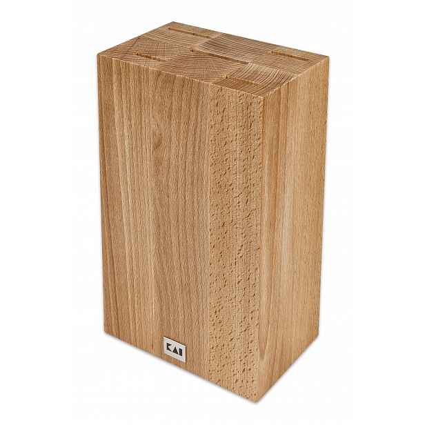 Kai Blok na nože Cube na 5 dílů, buk
