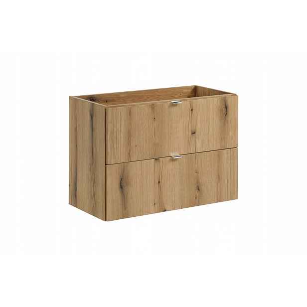 Szafka pod umywalkę 80cm 2 szuflady, Nova Oak